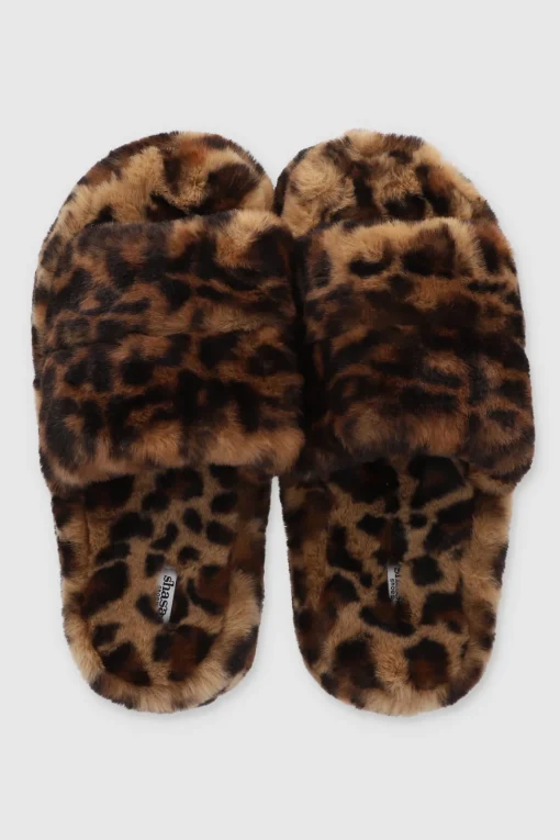 Pantufla cozy animal print
