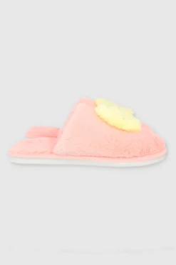 Pantuflas carita feliz fluffy