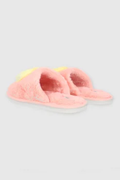 Pantuflas carita feliz fluffy