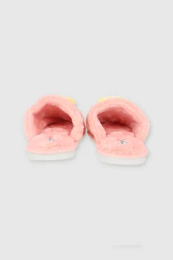 Pantuflas carita feliz fluffy