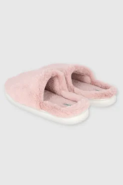 Pantuflas Peluche Monocolor