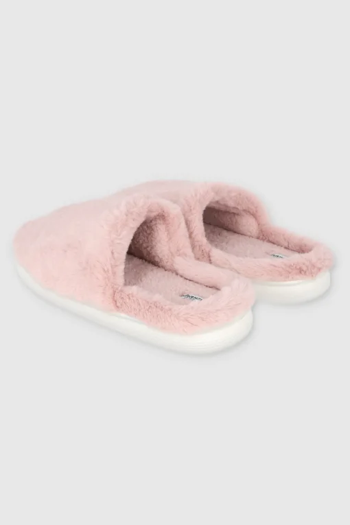 Pantuflas Peluche Monocolor