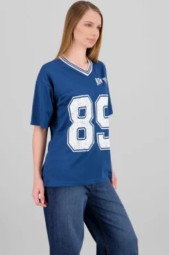 Playera oversize estampado numero