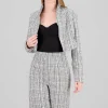 Saco tweed cropped