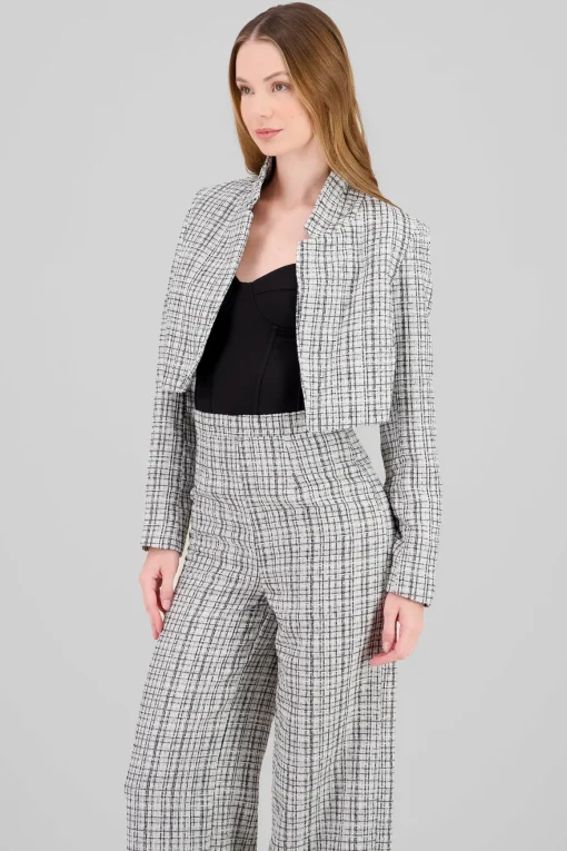 Saco tweed cropped
