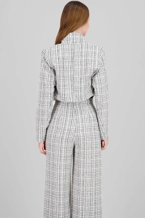 Saco tweed cropped