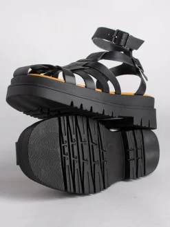 Sandalia cangrejera chunky tiras