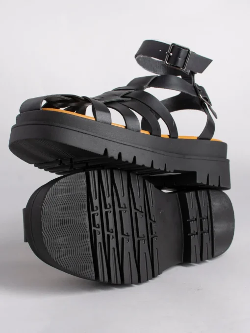 Sandalia cangrejera chunky tiras