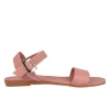 Sandalia efecto piel pulsera tobillo