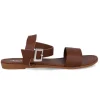Sandalia efecto piel pulsera tobillo