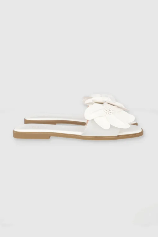 Sandalia flores tropicales 3D