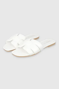 Sandalia greca tira media fluffy