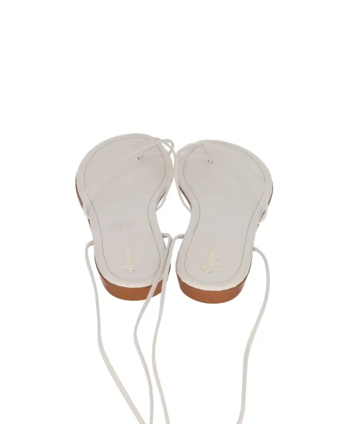 Sandalia lace up anillo dedo