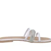 Sandalias triple tira brillos