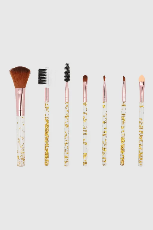 Set 7 brochas glitter