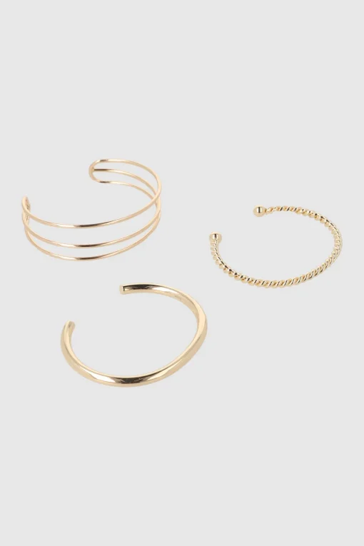 Set 3 Cuffs Metal