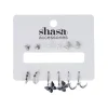 Set 6 Pares Aretes