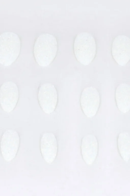Set 12 uñas almendradas brillo