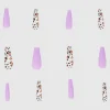 Set 12 uñas animal print