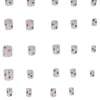 Set 24 uñas brillos colores