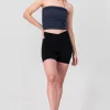 Short biker fruncido