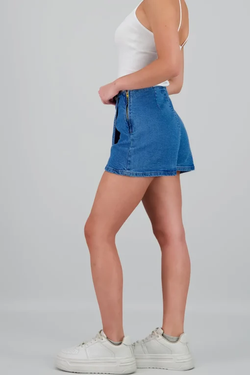 Skort cruce botón