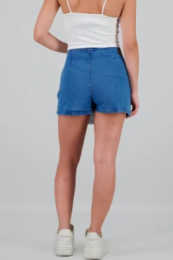 Skort cruce botón
