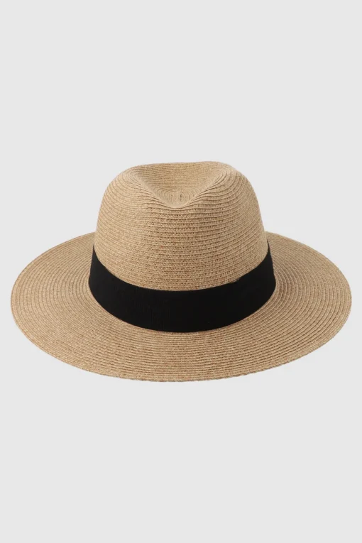 Sombrero panama cinturon tela