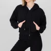 Sudadera lisa corta
