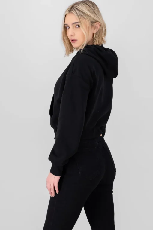 Sudadera lisa corta