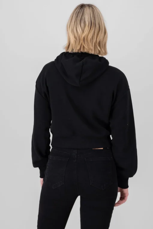 Sudadera lisa corta