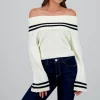 Sueter bandeau detalle rayas