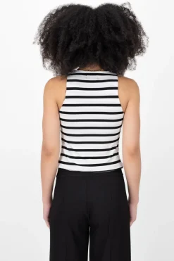 Tank top rib rayas delgadas Hypsters