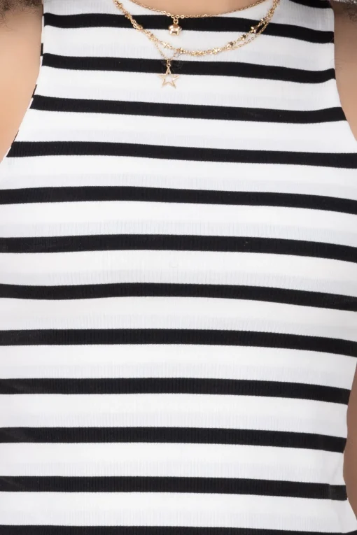 Tank top rib rayas delgadas Hypsters