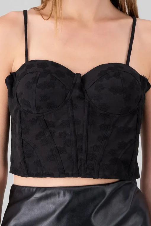 Top corset flores