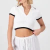 Top cuello polo cadena