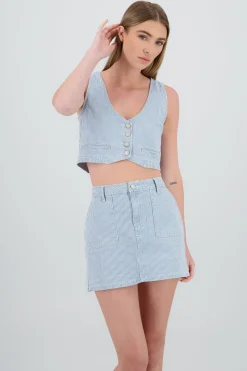 Top denim lineas