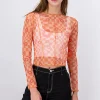 Top Mesh Manga Larga