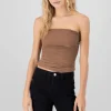 Top Mesh Strapless Mesh