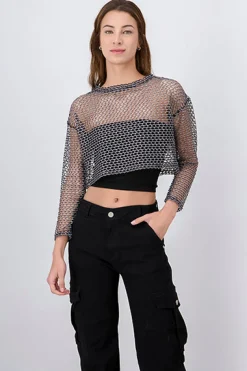 Top Red Glitter