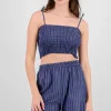 Top smock rayas