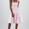 Vestido estampado flores olanes