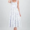 Vestido maxi estampado naturaleza