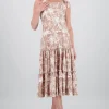 Vestido maxi olan detalle tirantes