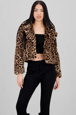 ABRIGO CORTO LEOPARDO