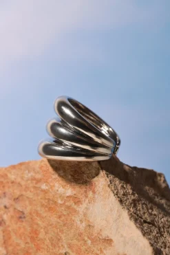 Anillo 3 lineas grueso