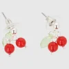 ARETES CEREZAS CRISTAL