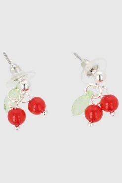 ARETES CEREZAS CRISTAL