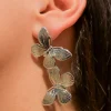 Aretes doble mariposas