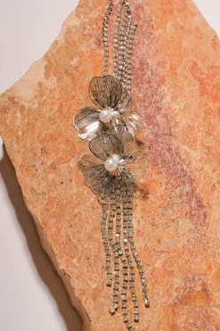 Aretes flores filigrana brillos